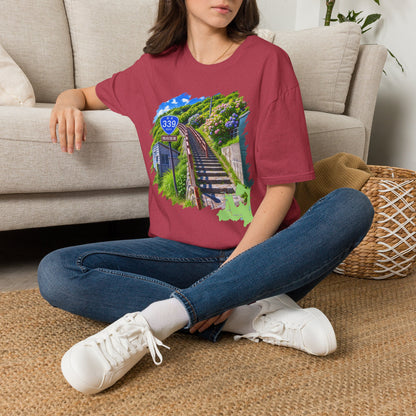 Route 339 Staircase National Highway T-Shirt | Cape Tappi Aomori