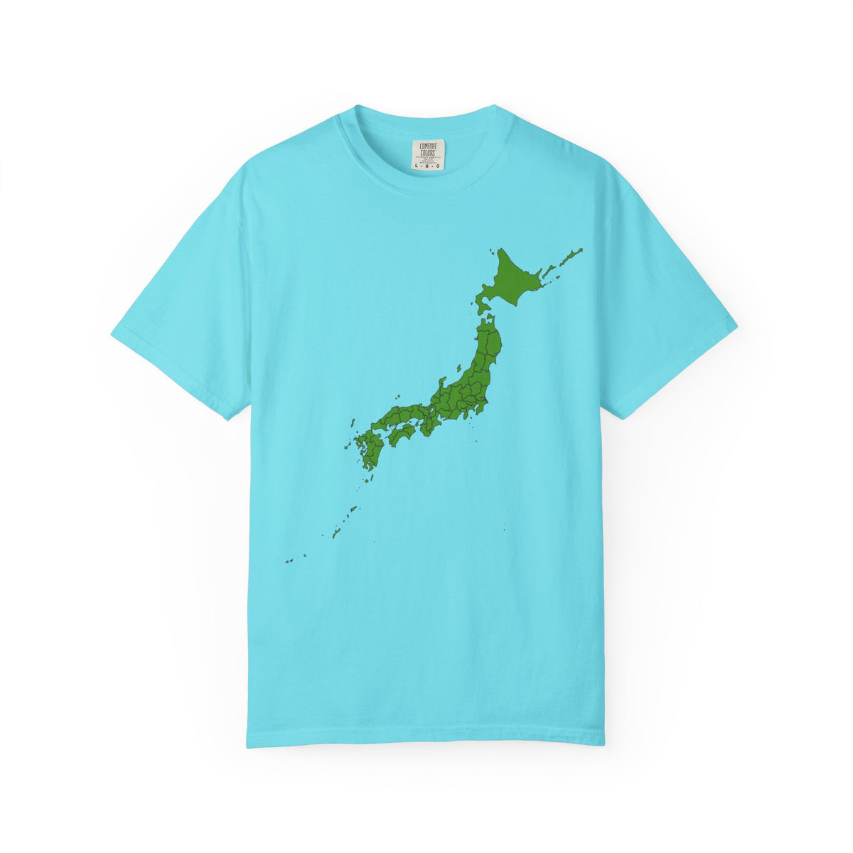 日本47都道府県マップ Tシャツ｜県境入り日本地図デザイン｜Detailed Japan Map｜ユニセックス コットンTシャツ