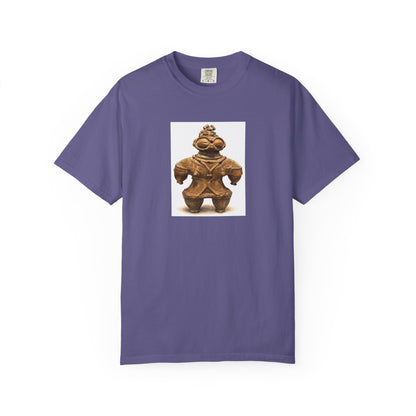 遮光器土偶 Tシャツ｜縄文文化デザイン｜ユニセックス コットンTシャツ