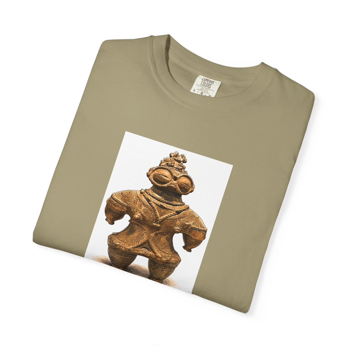 遮光器土偶 Tシャツ｜縄文文化デザイン｜ユニセックス コットンTシャツ
