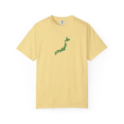 日本列島マップ Tシャツ｜主要都市入り｜Japan Map｜ユニセックス コットンTシャツ
