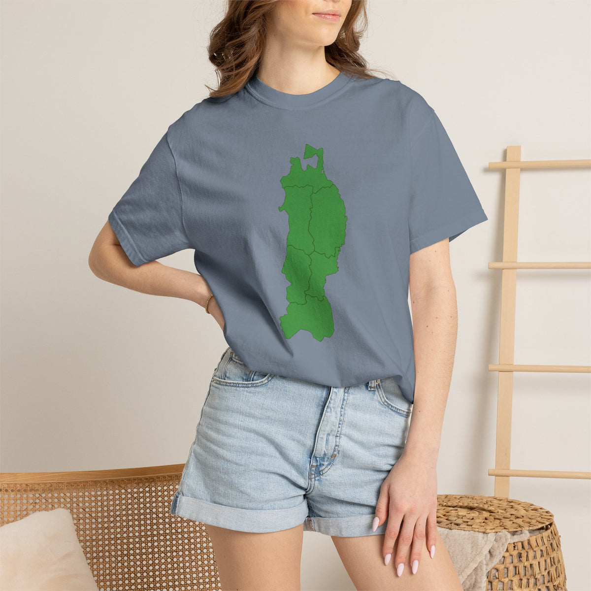 Tohoku Japan Map T-Shirt | Unisex Regional Map Tee