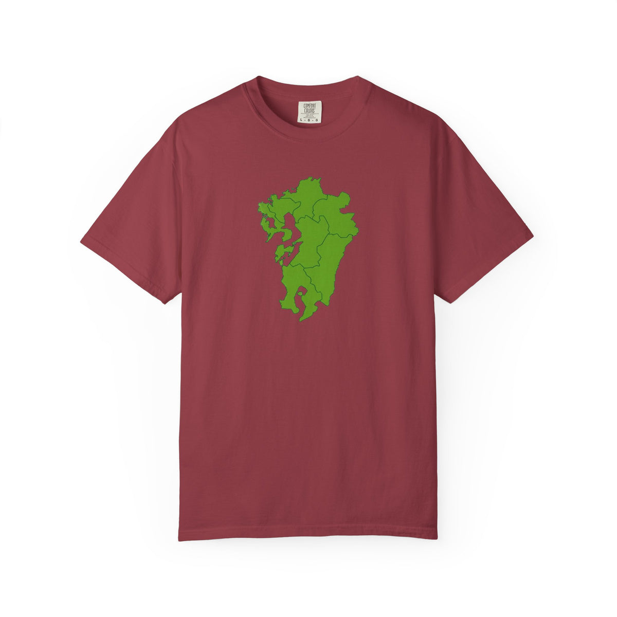 Kyushu Japan Map T-Shirt | Unisex Regional Map Tee