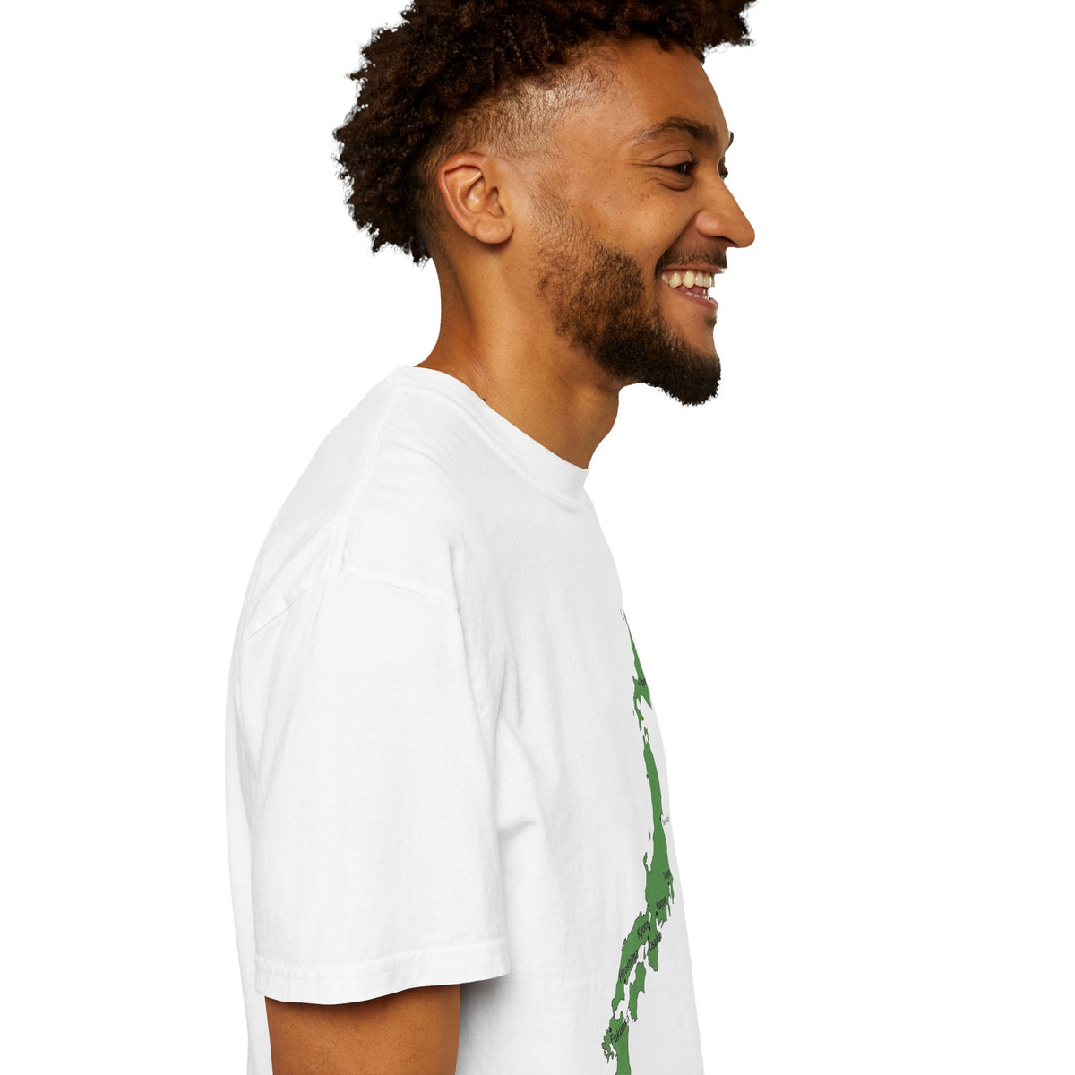 日本 Japan Map T-Shirt | Major Cities & Japanese Calligraphy Tee