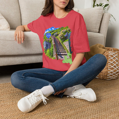 Route 339 Staircase National Highway T-Shirt | Cape Tappi Aomori