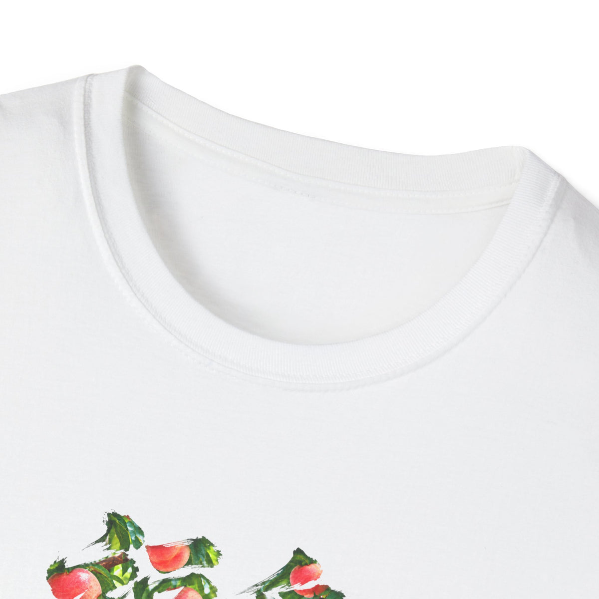 福島 Fukushima Peach Kanji Art T-Shirt | Japanese Brush Design