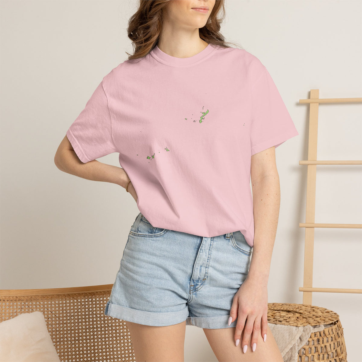 沖縄 Okinawa Prefecture Full Map T-Shirt | Japanese Islands Geography Tee