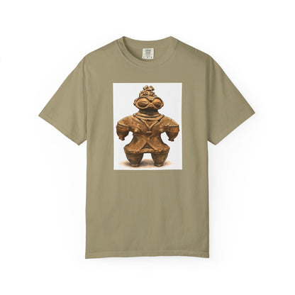 遮光器土偶 Tシャツ｜縄文文化デザイン｜ユニセックス コットンTシャツ