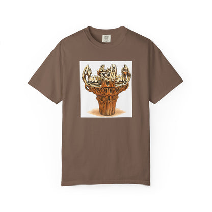 火焔型土器 Tシャツ｜縄文文化デザイン｜ユニセックス コットンTシャツ