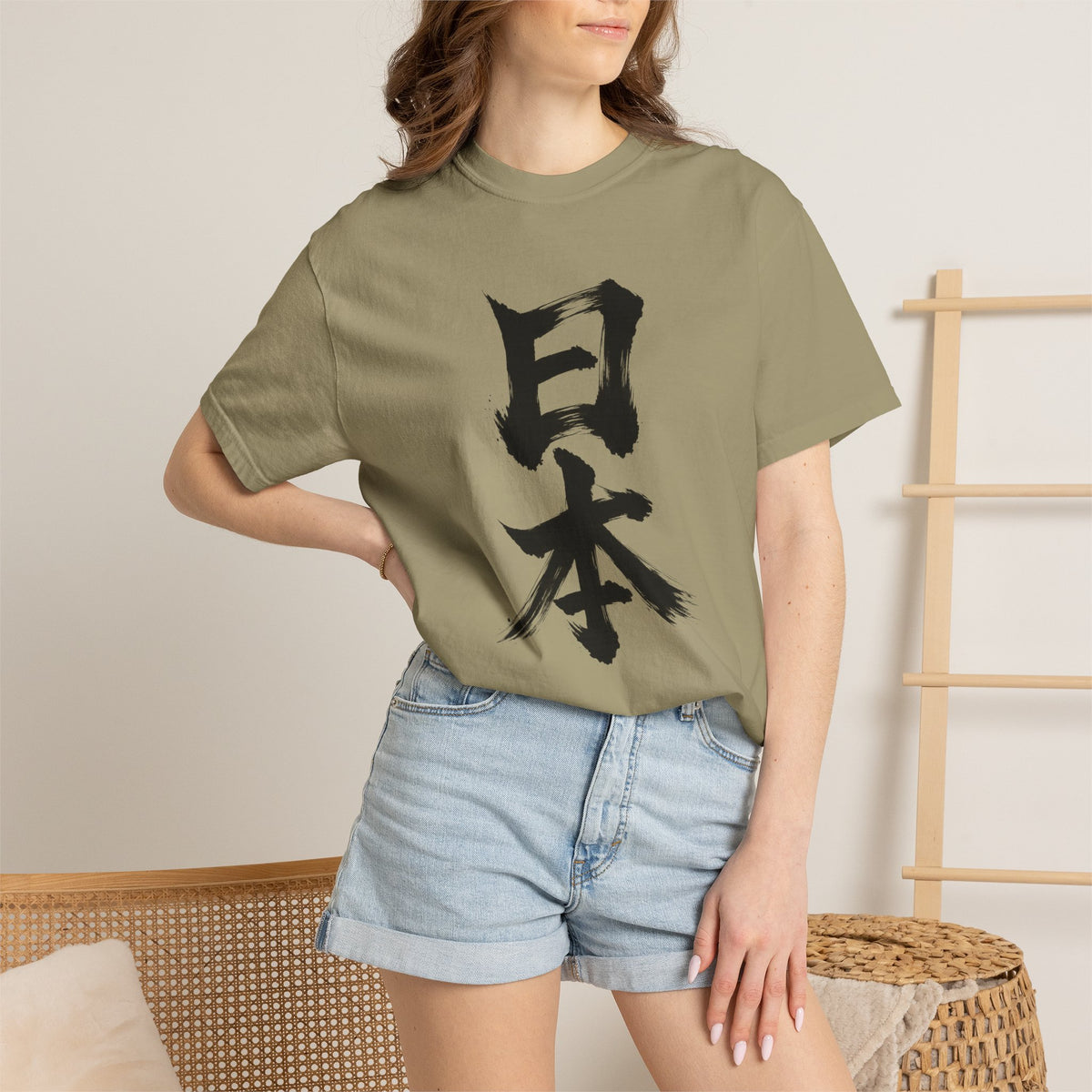 日本 Japan Kanji Calligraphy T-Shirt | Japanese Brush Art Tee