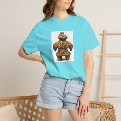遮光器土偶 Tシャツ｜縄文文化デザイン｜ユニセックス コットンTシャツ