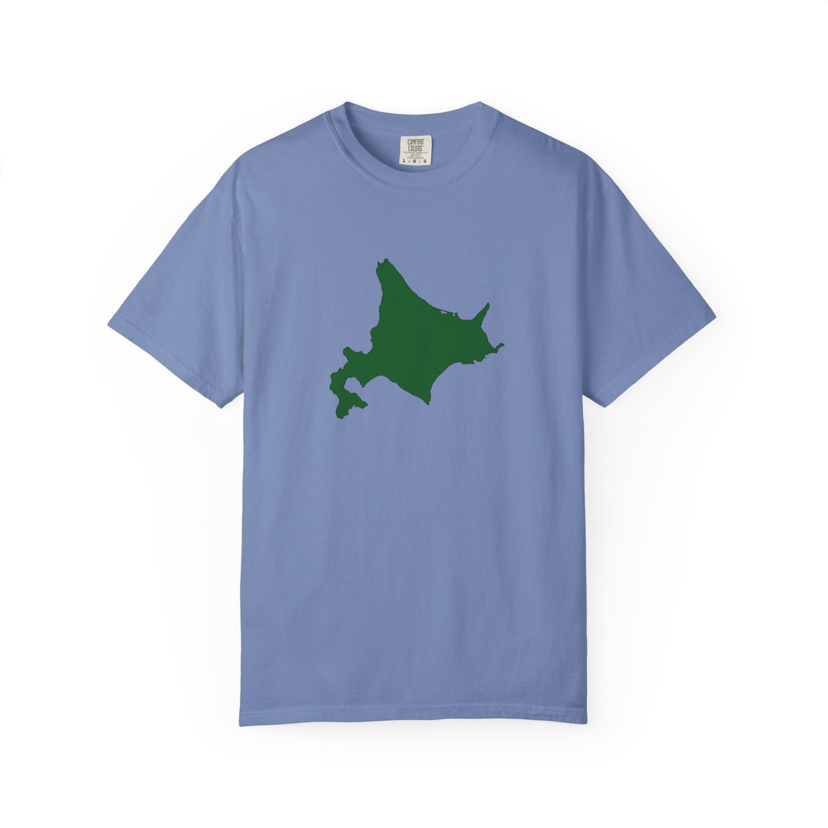 北海道 地図デザイン Tシャツ｜ユニセックス コットンTシャツ