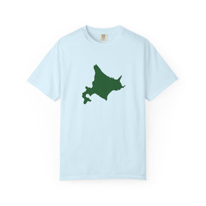 北海道 地図デザイン Tシャツ｜ユニセックス コットンTシャツ