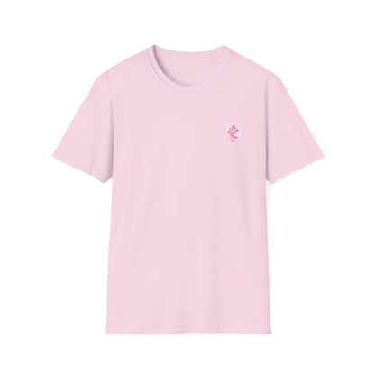 愛 Tシャツ｜桜の花びら × 毛筆漢字デザイン