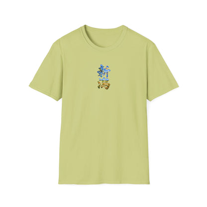 新潟 Tシャツ｜佐渡島・日本海・信濃川・水田・稲穂を描いた毛筆漢字デザイン