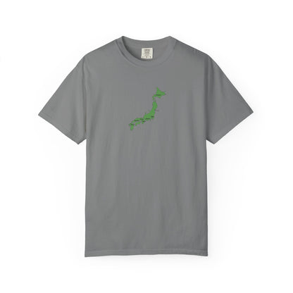 日本列島マップ Tシャツ｜主要都市入り｜Japan Map｜ユニセックス コットンTシャツ