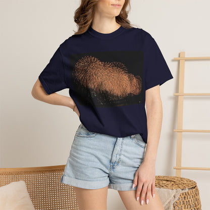 花火　ベスビアス　Tシャツ — 長岡　2026 夜空写真シャツ