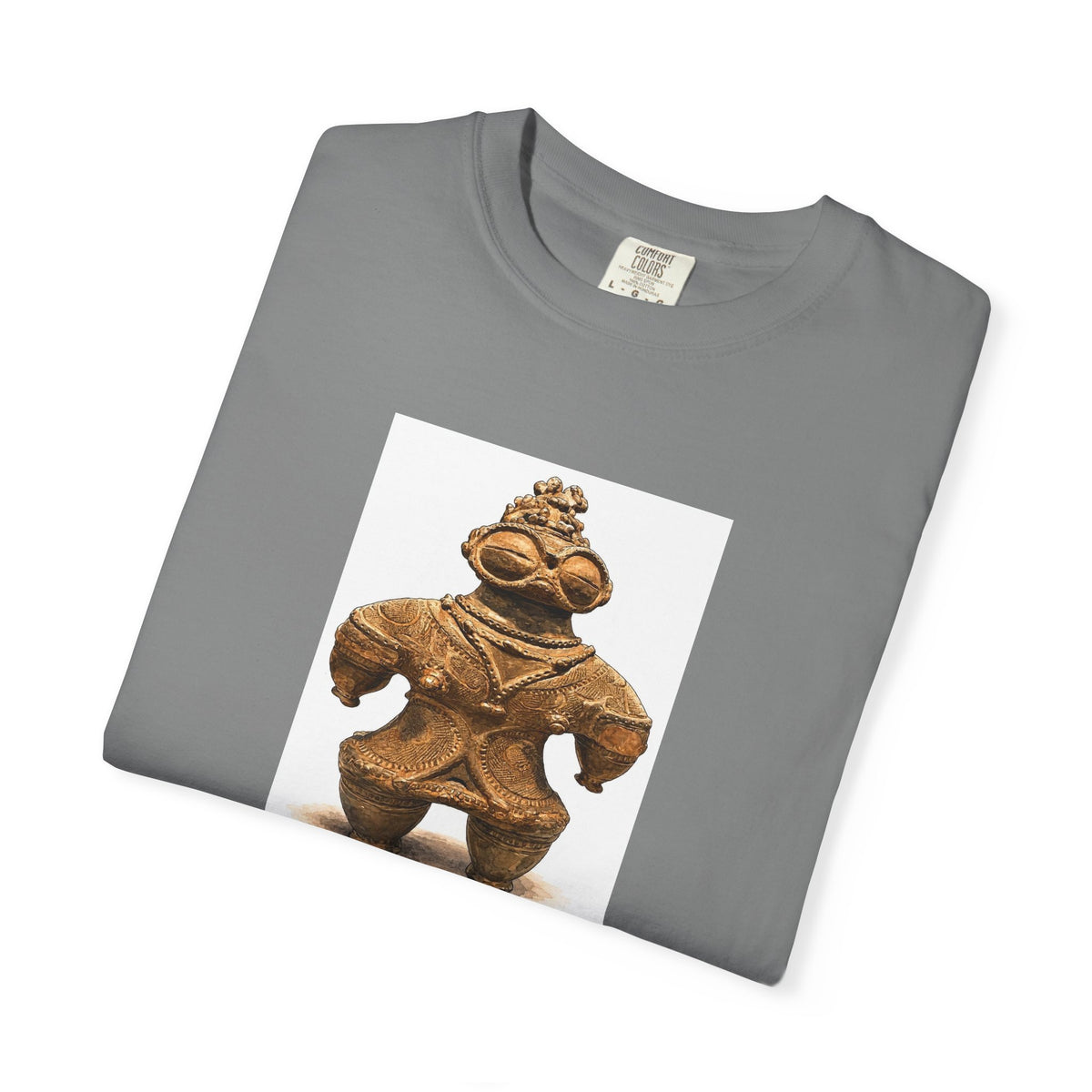 遮光器土偶 Tシャツ｜縄文文化デザイン｜ユニセックス コットンTシャツ