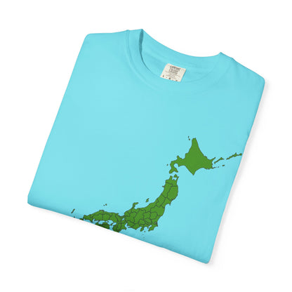 日本47都道府県マップ Tシャツ｜県境入り日本地図デザイン｜Detailed Japan Map｜ユニセックス コットンTシャツ