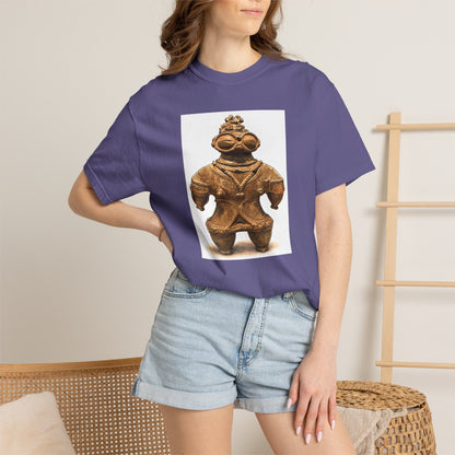 遮光器土偶 Tシャツ｜縄文文化デザイン｜ユニセックス コットンTシャツ