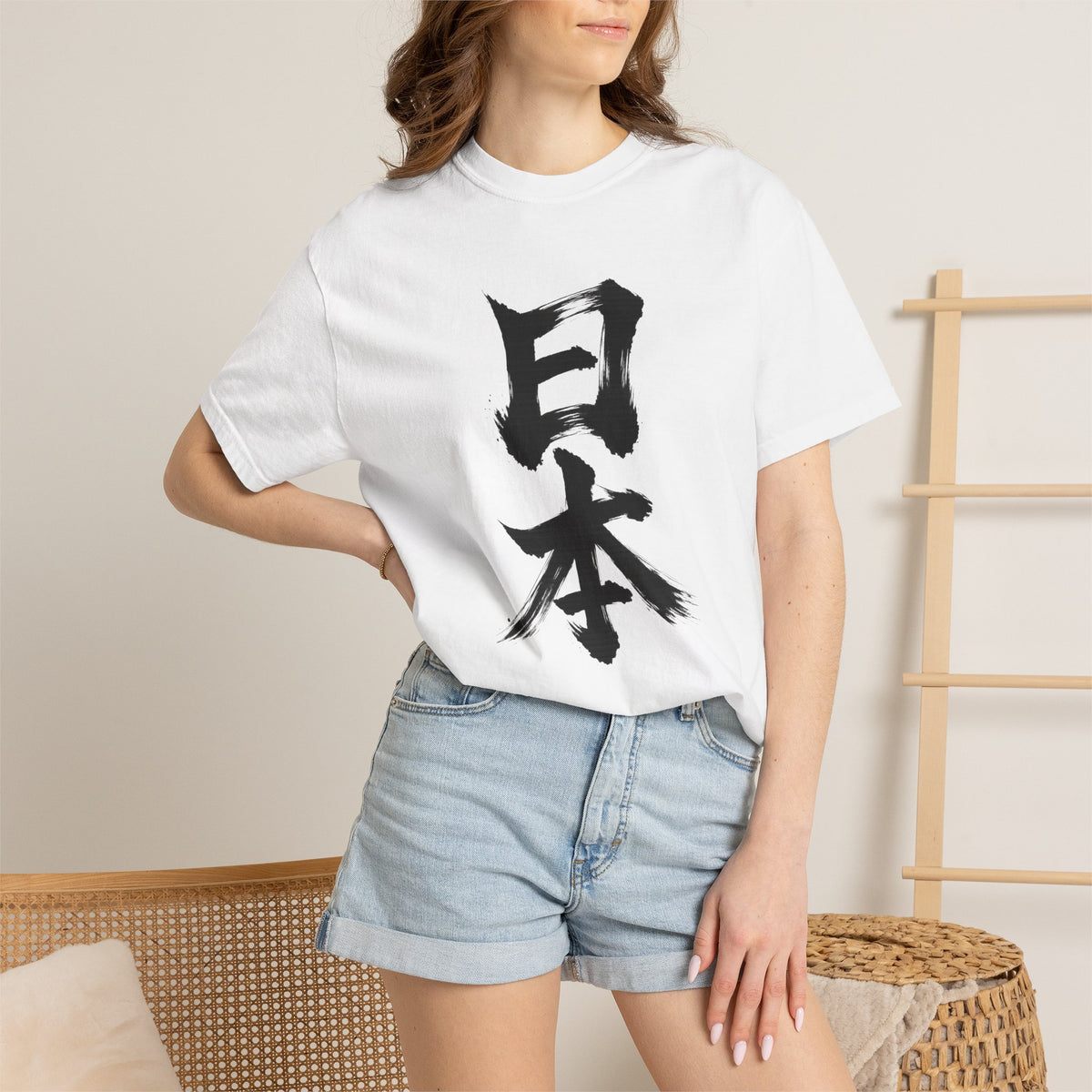 日本 Japan Kanji Calligraphy T-Shirt | Japanese Brush Art Tee