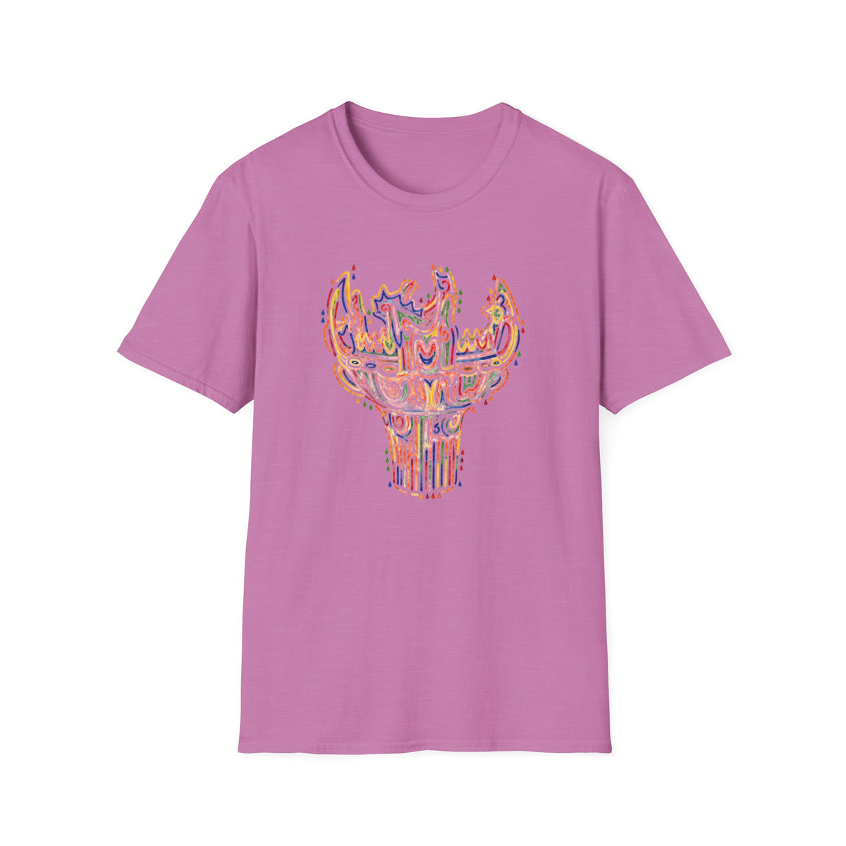 彩炎 JOMON｜カラフル火焔型土器 Tシャツ