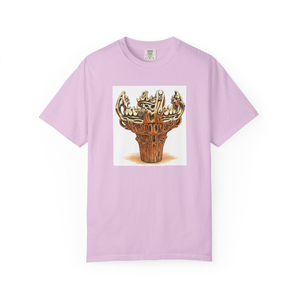 火焔型土器 Tシャツ｜縄文文化デザイン｜ユニセックス コットンTシャツ
