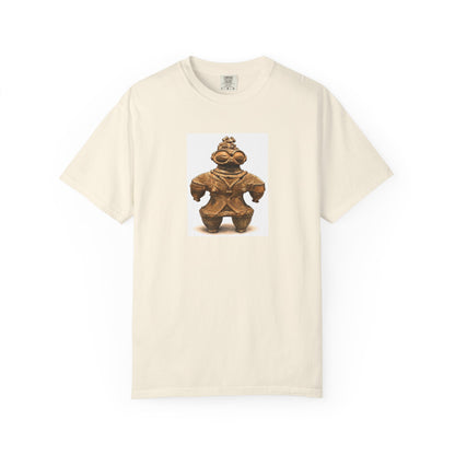 遮光器土偶 Tシャツ｜縄文文化デザイン｜ユニセックス コットンTシャツ