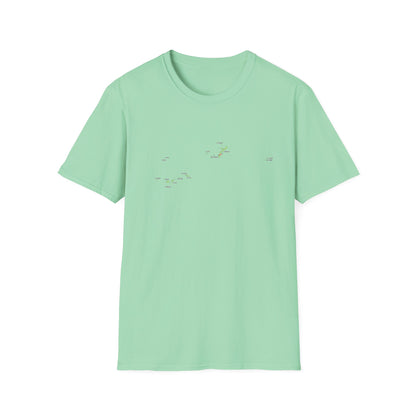 Okinawa Prefecture Map T-Shirt with Island Names & Naha | Japanese Geography Tee