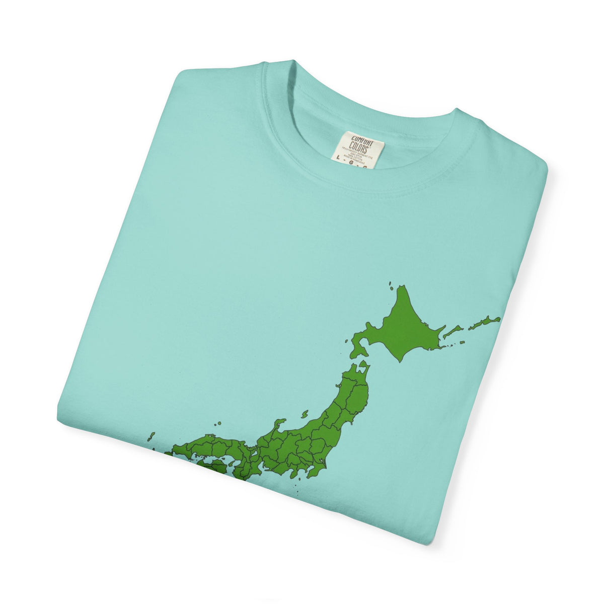 日本47都道府県マップ Tシャツ｜県境入り日本地図デザイン｜Detailed Japan Map｜ユニセックス コットンTシャツ