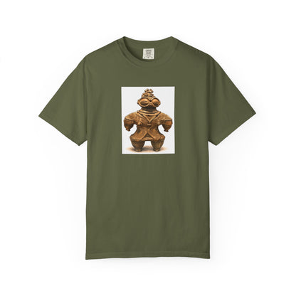 遮光器土偶 Tシャツ｜縄文文化デザイン｜ユニセックス コットンTシャツ