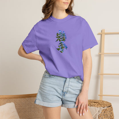 岩手の自然を描く毛筆Tシャツ｜三陸リアス海岸・山・森林デザイン