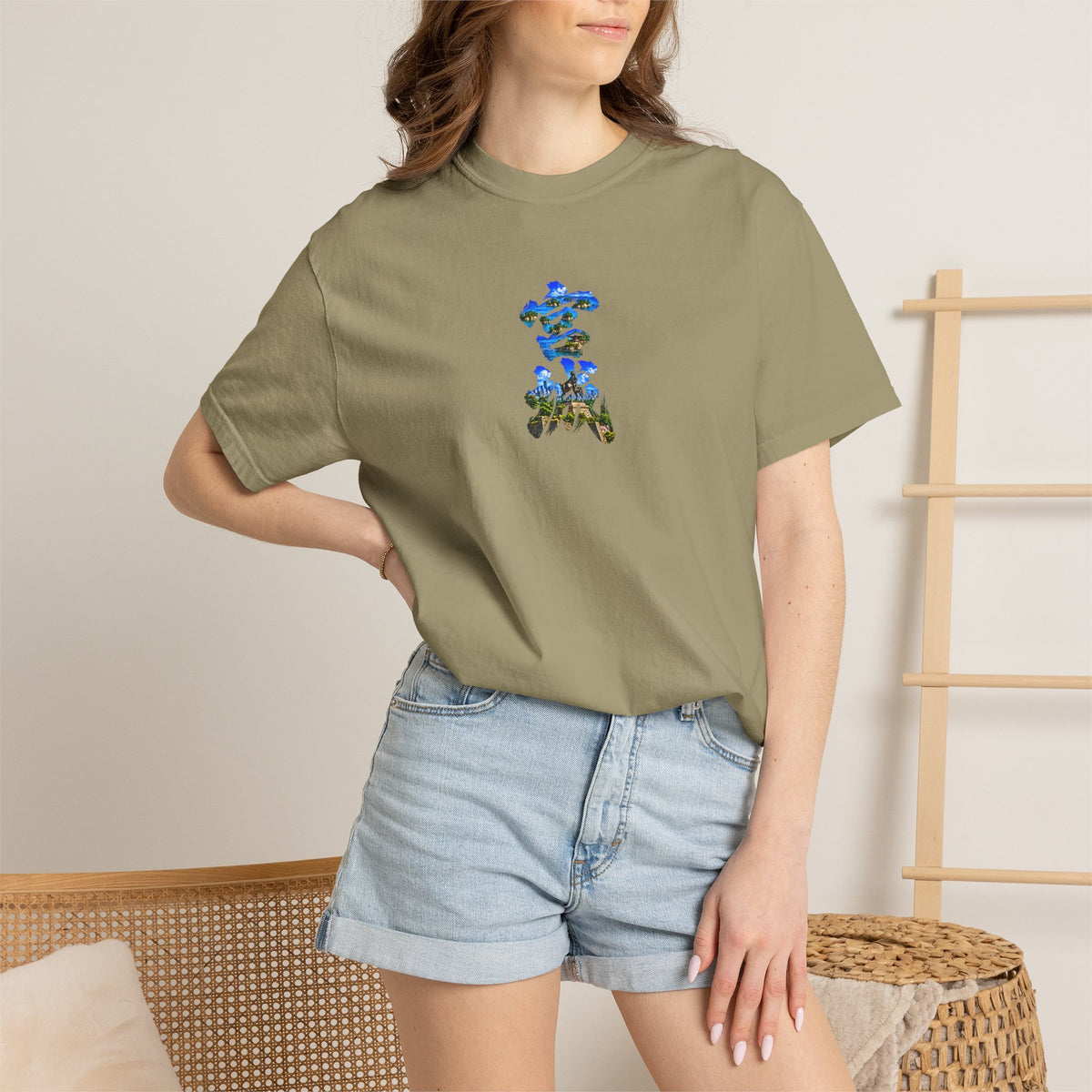 宮城 Tシャツ｜松島・伊達政宗・仙台城・仙台の街並みを描いた毛筆漢字デザイン