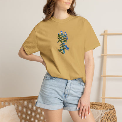 岩手の自然を描く毛筆Tシャツ｜三陸リアス海岸・山・森林デザイン