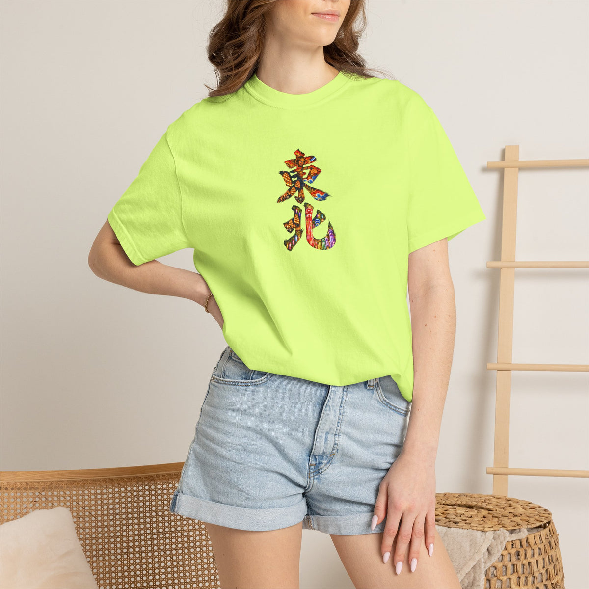 東北三大祭り Tシャツ｜青森ねぶた・秋田竿燈・仙台七夕 毛筆漢字デザイン