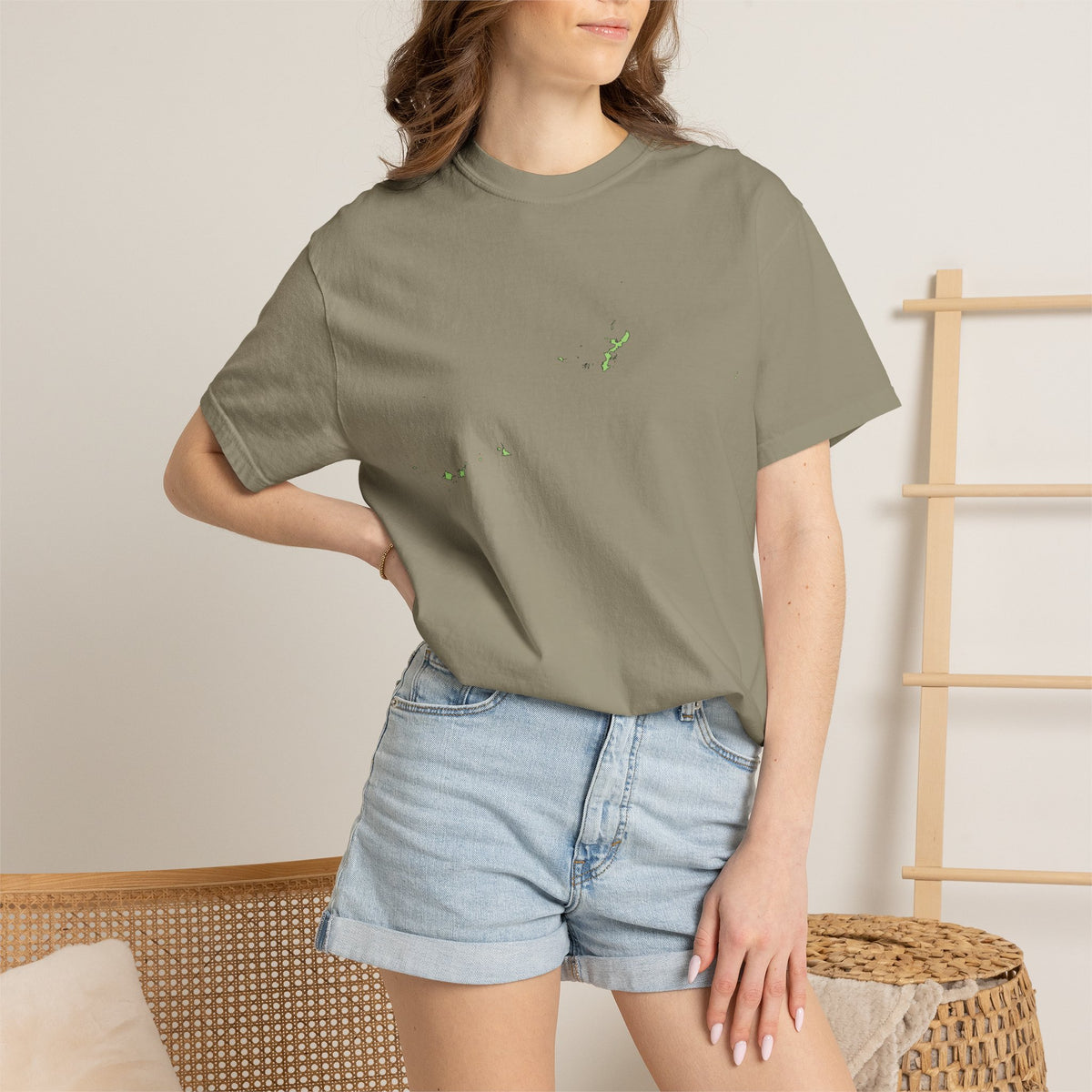 沖縄 Okinawa Prefecture Full Map T-Shirt | Japanese Islands Geography Tee