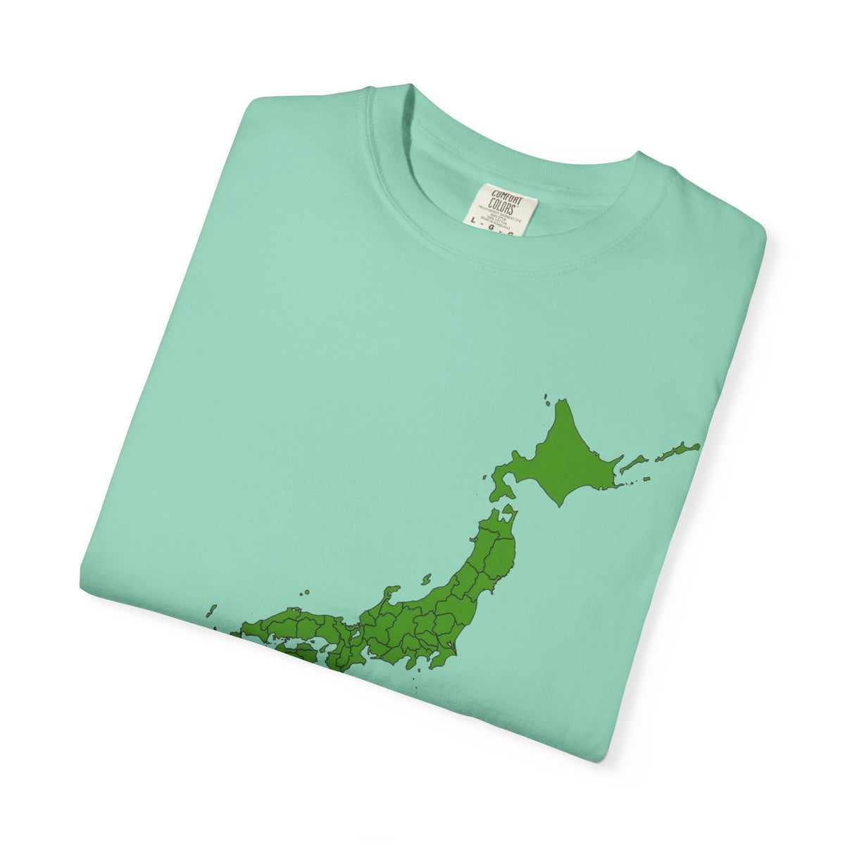 日本47都道府県マップ Tシャツ｜県境入り日本地図デザイン｜Detailed Japan Map｜ユニセックス コットンTシャツ