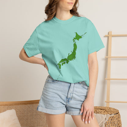 日本47都道府県マップ Tシャツ｜県境入り日本地図デザイン｜Detailed Japan Map｜ユニセックス コットンTシャツ