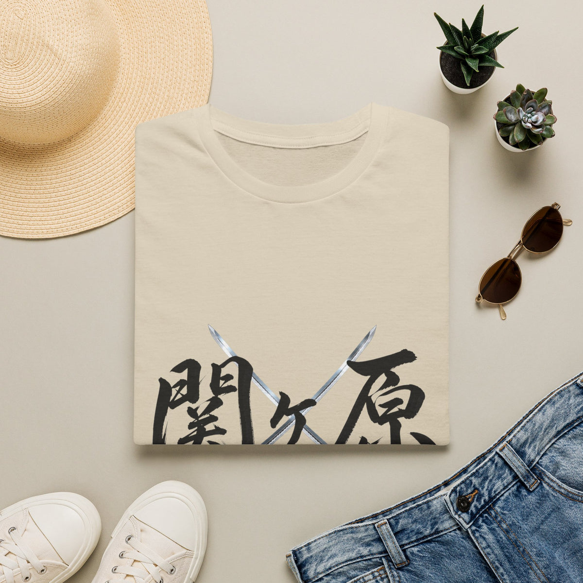 関ヶ原 Sekigahara Kanji Samurai T-Shirt | Japanese Sword Art Tee
