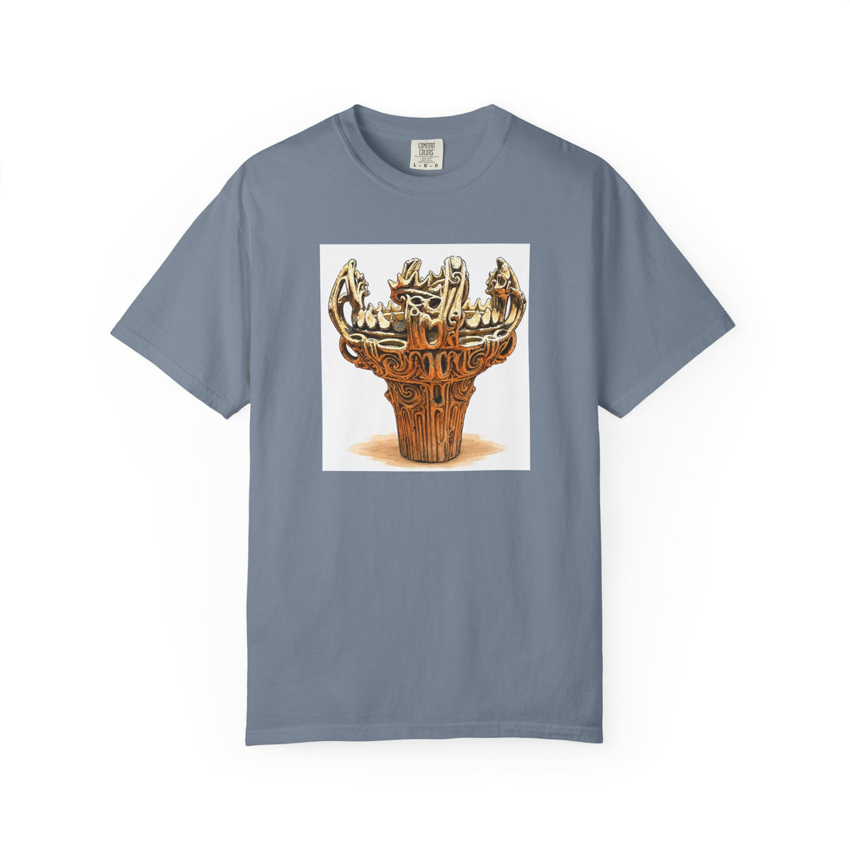 火焔型土器 Tシャツ｜縄文文化デザイン｜ユニセックス コットンTシャツ