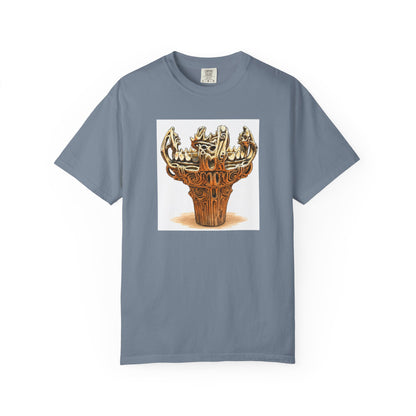 火焔型土器 Tシャツ｜縄文文化デザイン｜ユニセックス コットンTシャツ