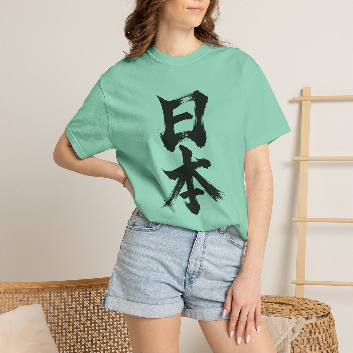 日本 Japan Kanji Calligraphy T-Shirt | Japanese Brush Art Tee