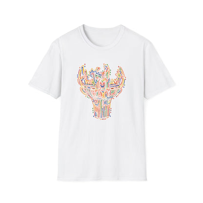 彩炎 JOMON｜カラフル火焔型土器 Tシャツ