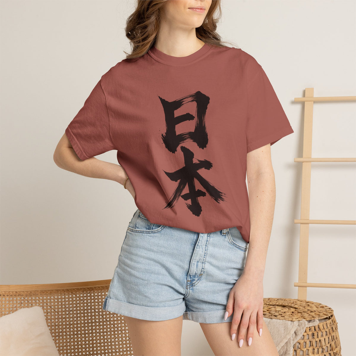 日本 Japan Kanji Calligraphy T-Shirt | Japanese Brush Art Tee