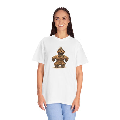 遮光器土偶 Tシャツ｜縄文文化デザイン｜ユニセックス コットンTシャツ