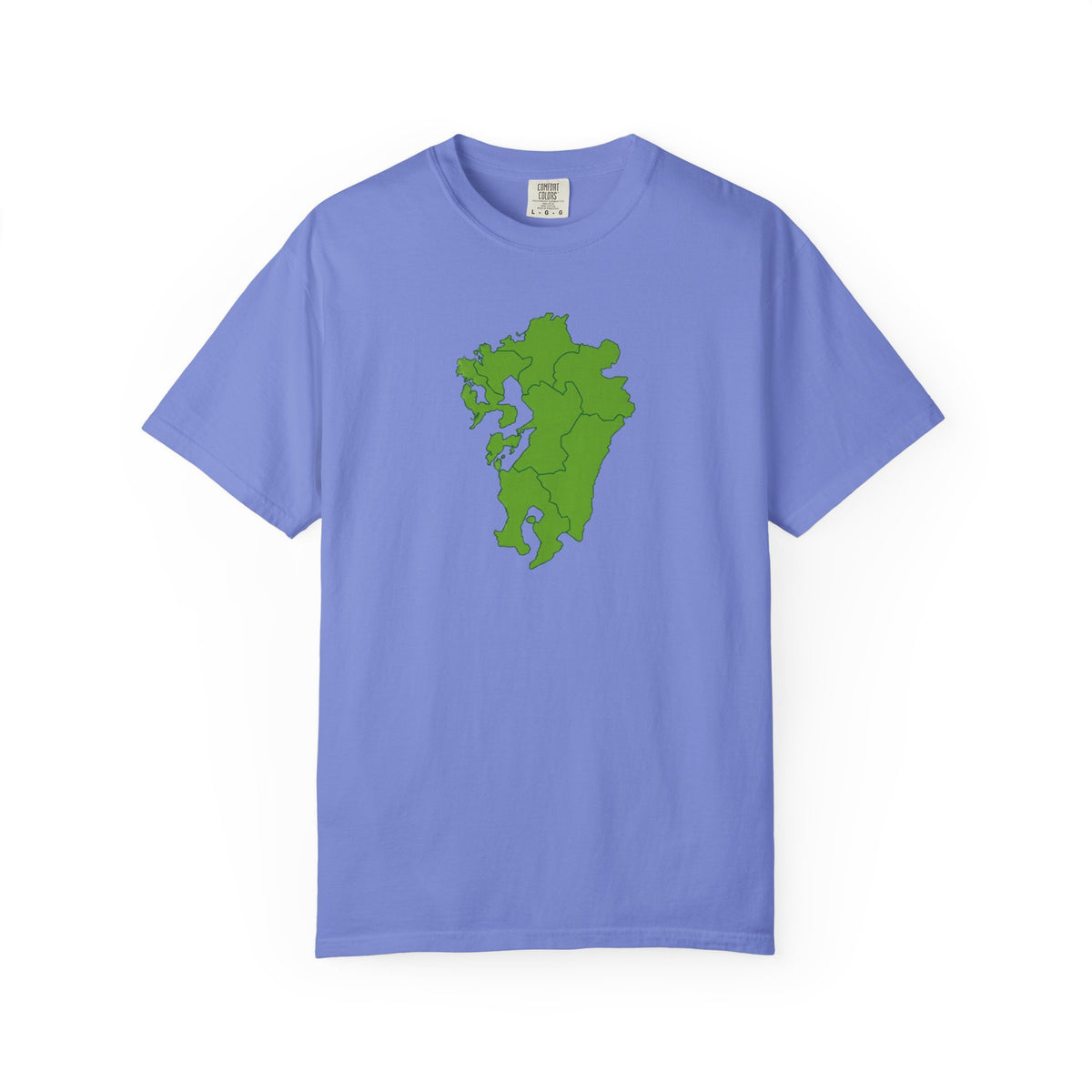 Kyushu Japan Map T-Shirt | Unisex Regional Map Tee