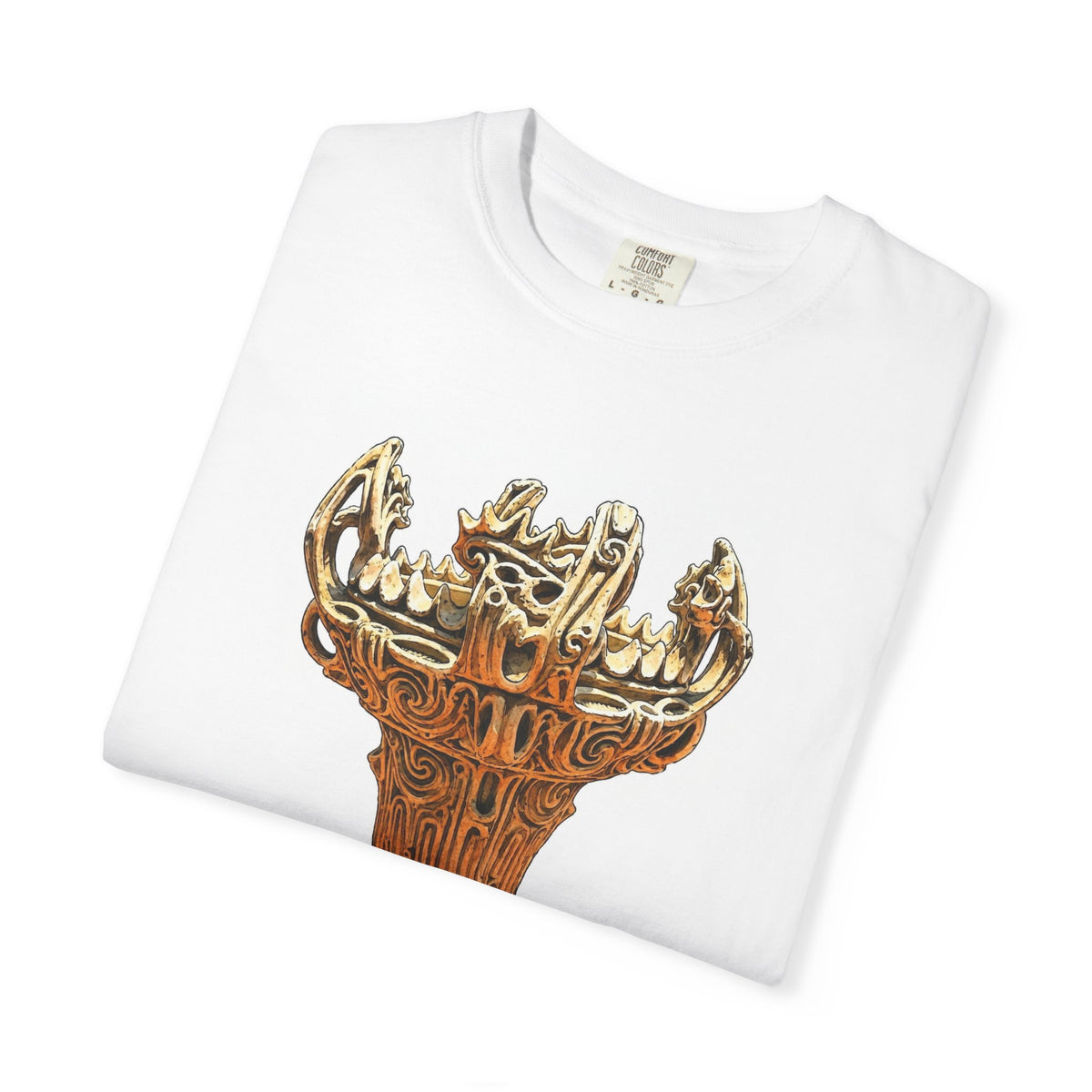 火焔型土器 Tシャツ｜縄文文化デザイン｜ユニセックス コットンTシャツ