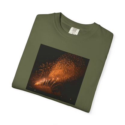 大曲の花火 （2026年版）｜秋田・夜空を彩る花火写真Tシャツ　｜Omagari Fireworks Photo T-Shirt