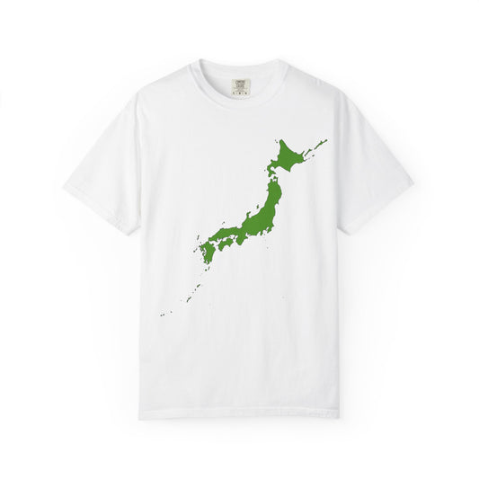 日本列島マップ Tシャツ｜精密地図デザイン｜Japan Map｜ユニセックス コットンTシャツ