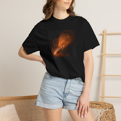 大曲の花火 （2026年版）｜秋田・夜空を彩る花火写真Tシャツ　｜Omagari Fireworks Photo T-Shirt
